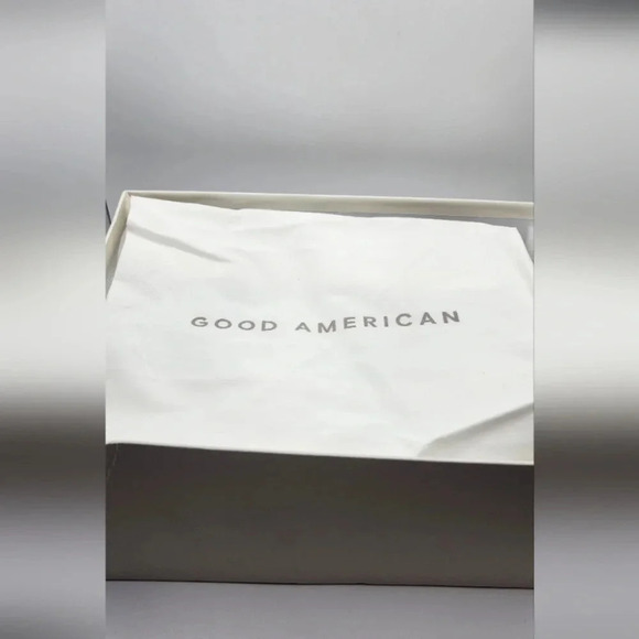 Good American High Kickstand Neoprene Bootie Stilettos Black 5 - Picture 10 of 10